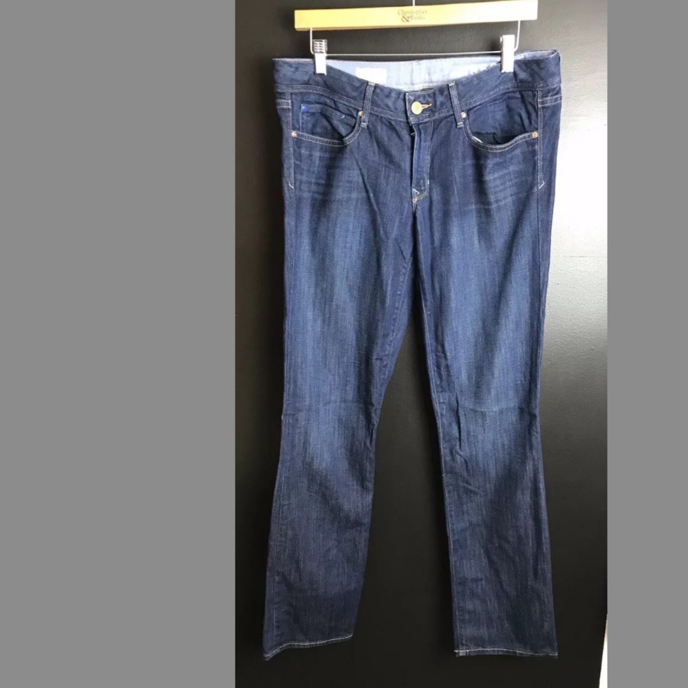 GAP 1969 Real Straight Denim Jeans Dark Wash - Picture 2 of 11